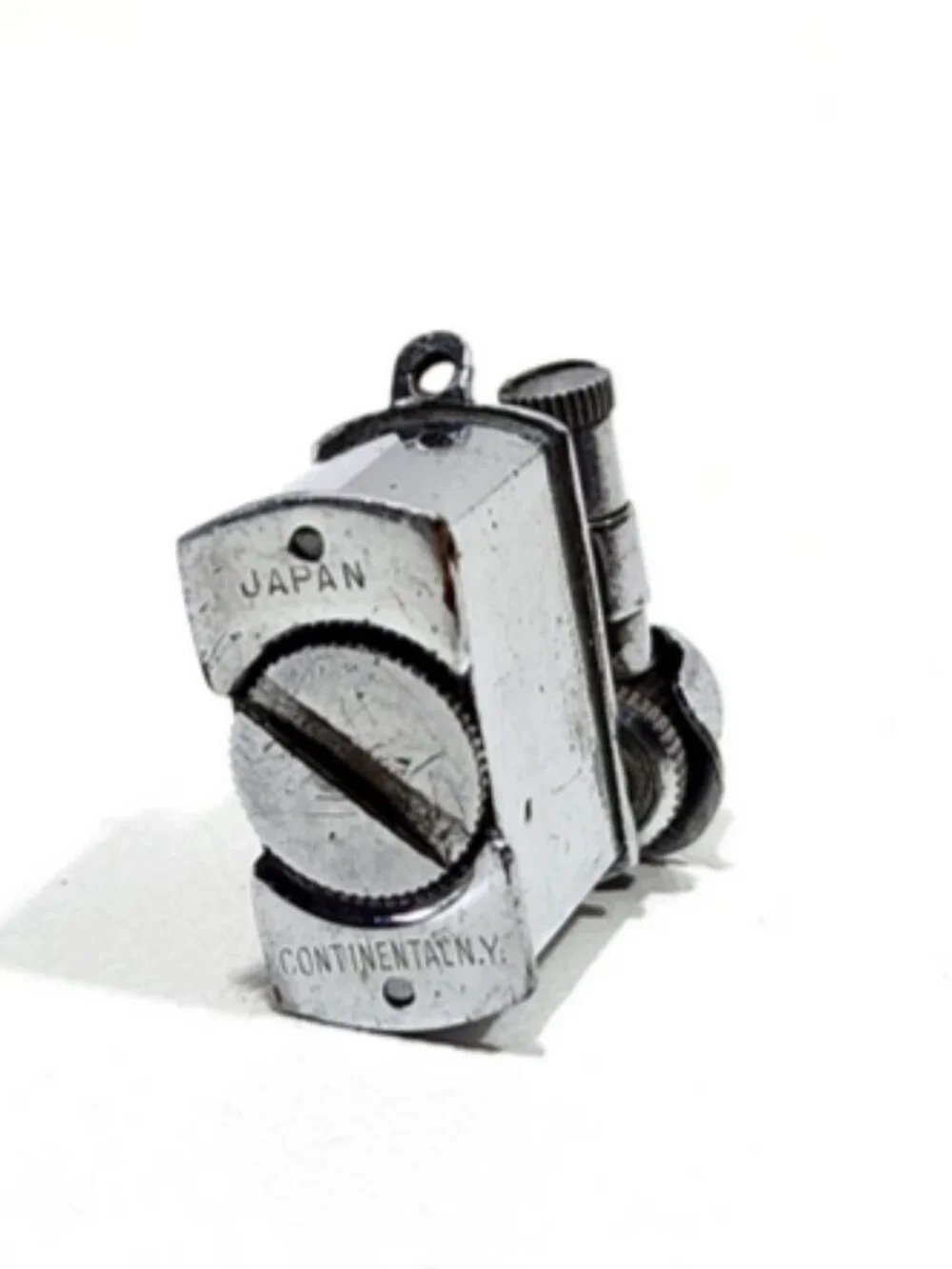 Antique Vintage Mini Lift Arm Keychain Lighter CONTINENTIAL N.Y. Made In Japan - Picture 7 of 10